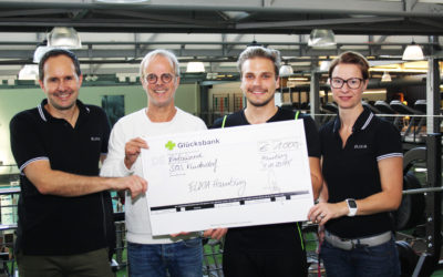Spendenübergabe an das SOS Kinderdorf