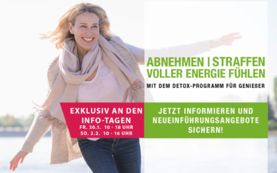 Detox für Geniesser I Infotage am 31.1. und 2.2.2020