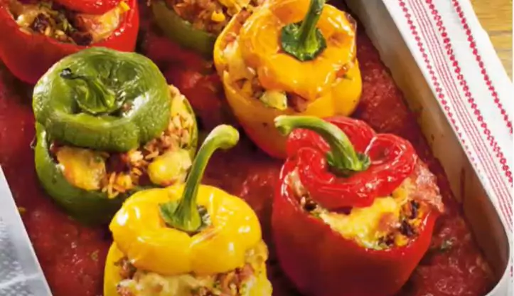 Kochvideo gefüllt Paprika