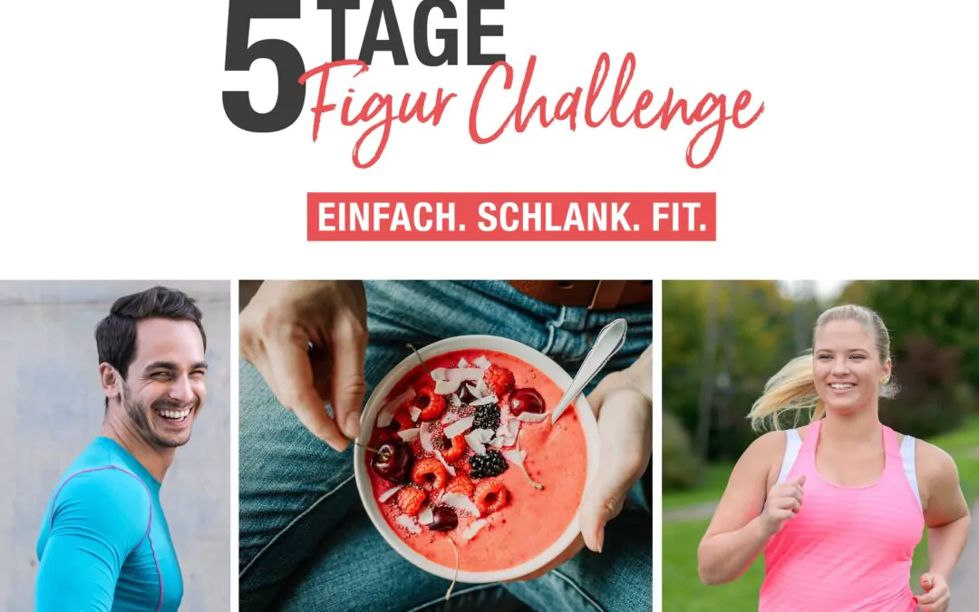 Fit und schlank in den Frühling – das ist das Motto der 5-Tage-Figur-Challenge!