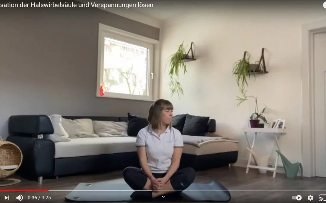 Mobilisation der Halswirbelsäule und Verspannungen lösen
