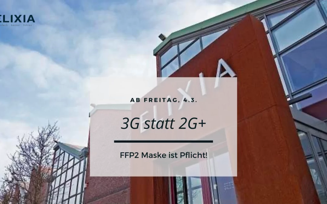 Corona-Update ab Freitag, 4.3.2022 – 3G und FFP2 Maske