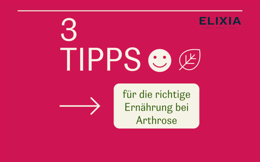 Ernährungstipps bei Arthrose!